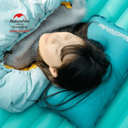 หมอนแบบพองลมอัตโนมัติ Naturehike สีเขียว_8
